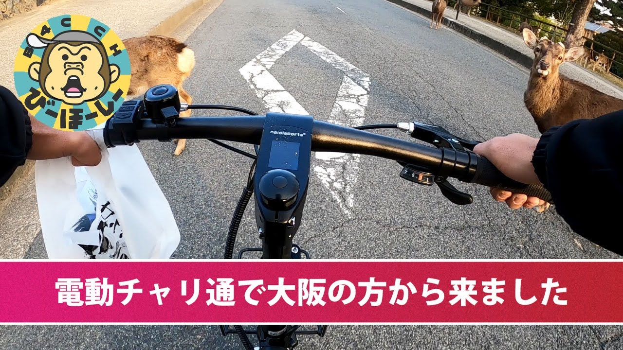 電動アシスト自転車 vs 暗峠 バッテリー1本で登り切れるか？大阪から奈良までぶらっとチャリ通 naici sports power 2.0 実走編