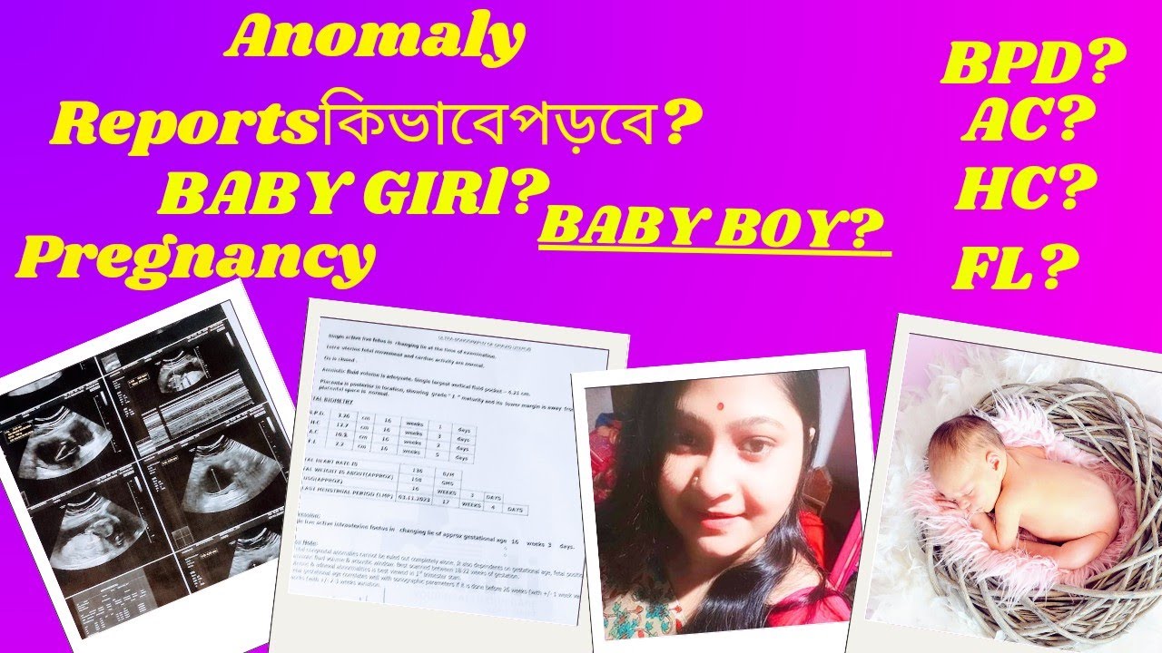 আমার Anomaly Scan Report কেমন আসলো?? FHR, Baby Weight, B.P.D, A.C, H.C, F.L কেমন আসলো??