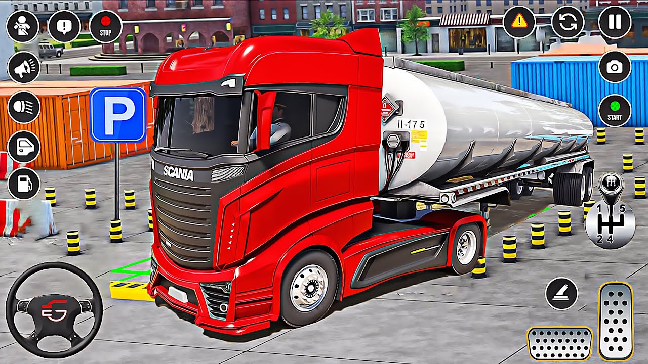 City Oil Tanker Truck Driving Sim - Transport Truck Driver Game 3D | Android Gameplay
