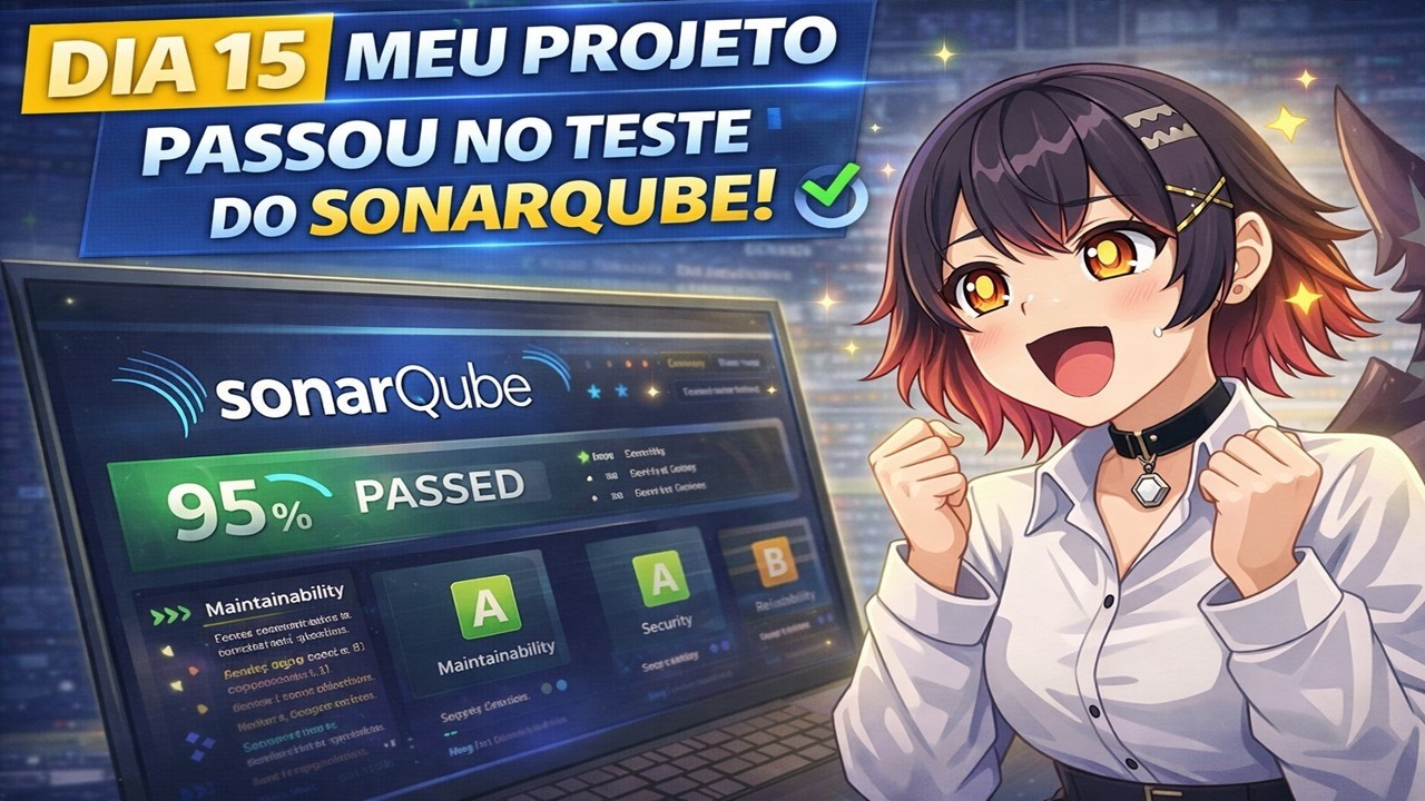 Será que meu código está realmente bom? Testei no SonarQube! - Dia 15