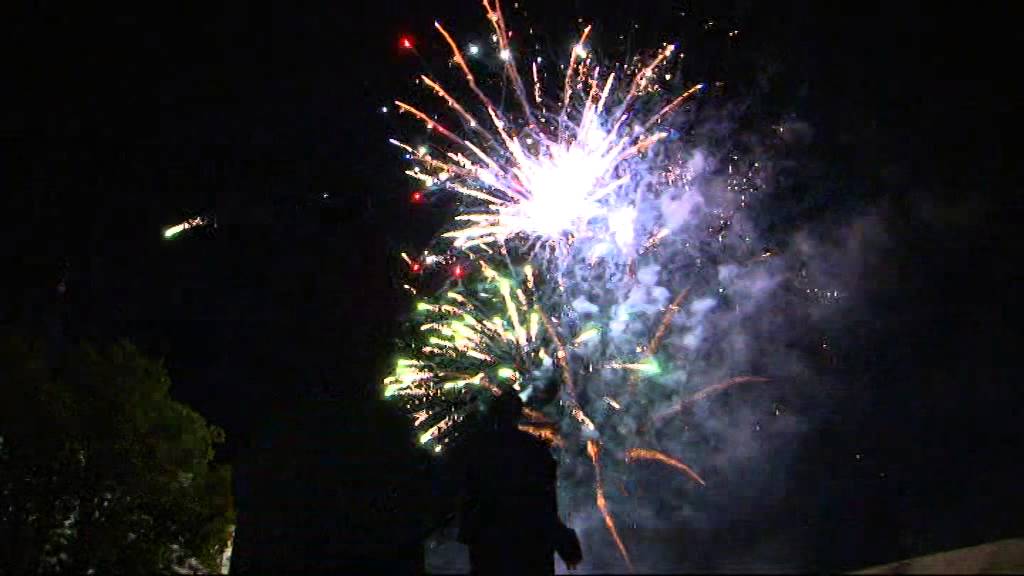 Tűzijáték Hajdúböszörményben 2014 Hajdúhét Bocskai tér