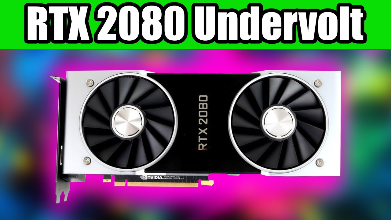 Undervolt your RTX 2080 for more FPS and Lower Temperature! - Tutorial