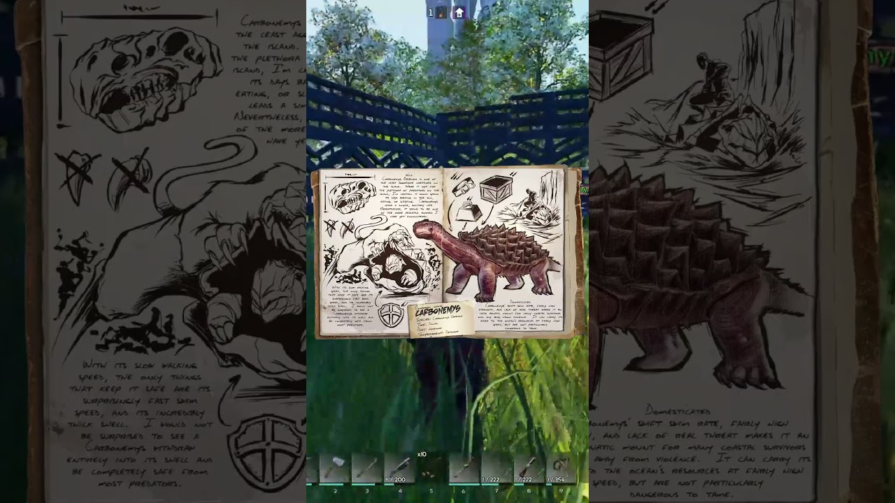 COMO Y PORQUE DEBES TAMEAR UN CARBONEMYS #ark  #arkpc  #arksurvivalascended  #arkascended #gaming