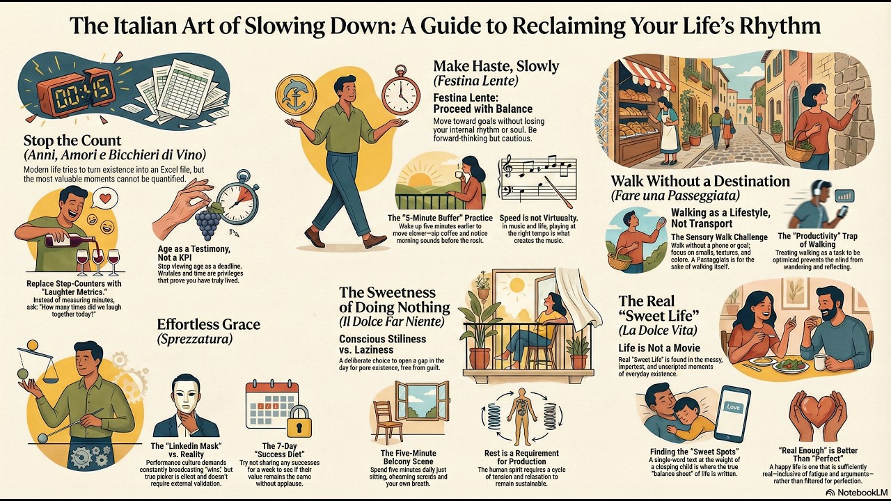 Stop the Modern Marathon: The Italian Art of Slowing Down