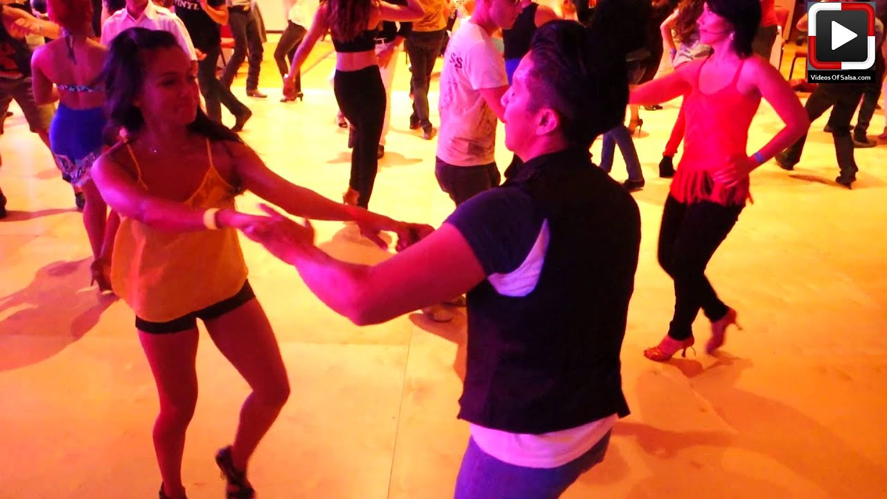 Luis Ernesto Lopez y Gaby Avendaño (Yamulee) social - BIG Salsa Festival