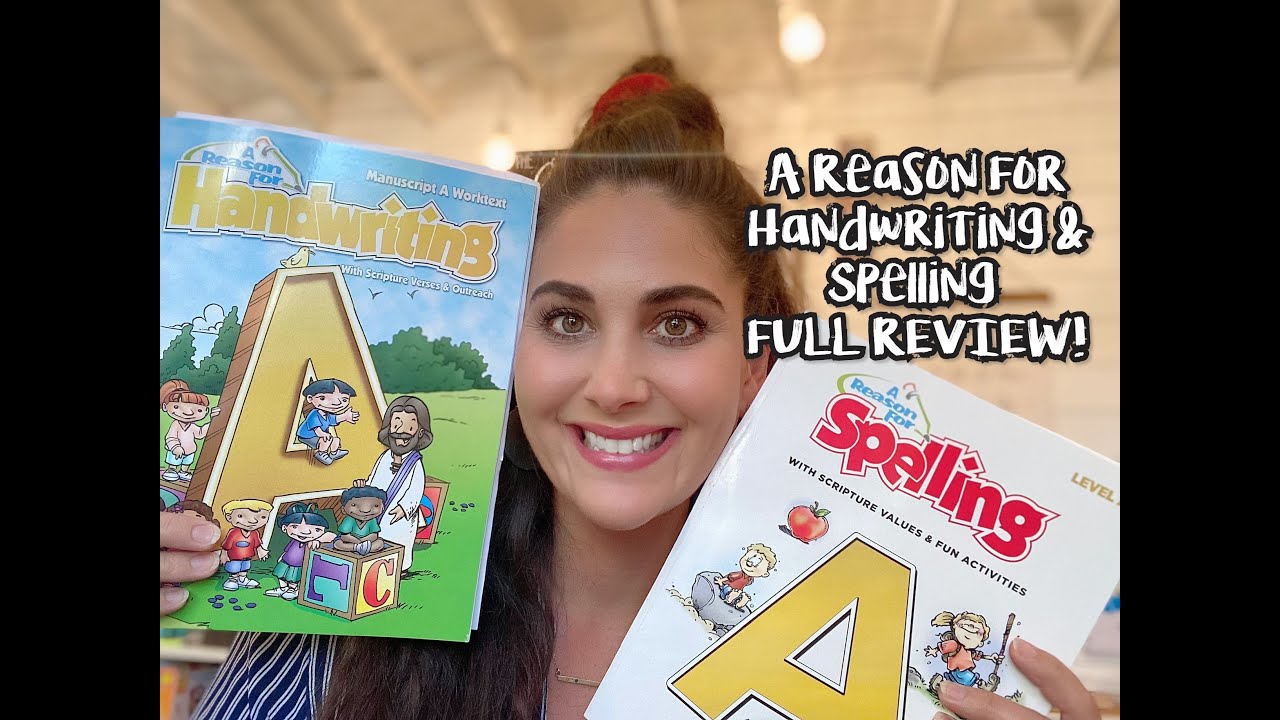 “A Reason For” Handwriting & Spelling Level A Review! (K/1 level)