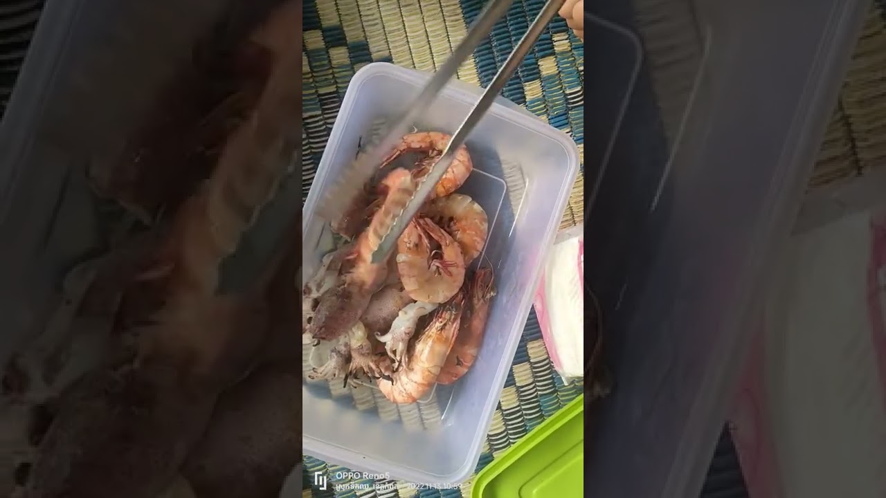 Grilled Squid, Grilled Shrimp, Koh Kong Fish Sauce