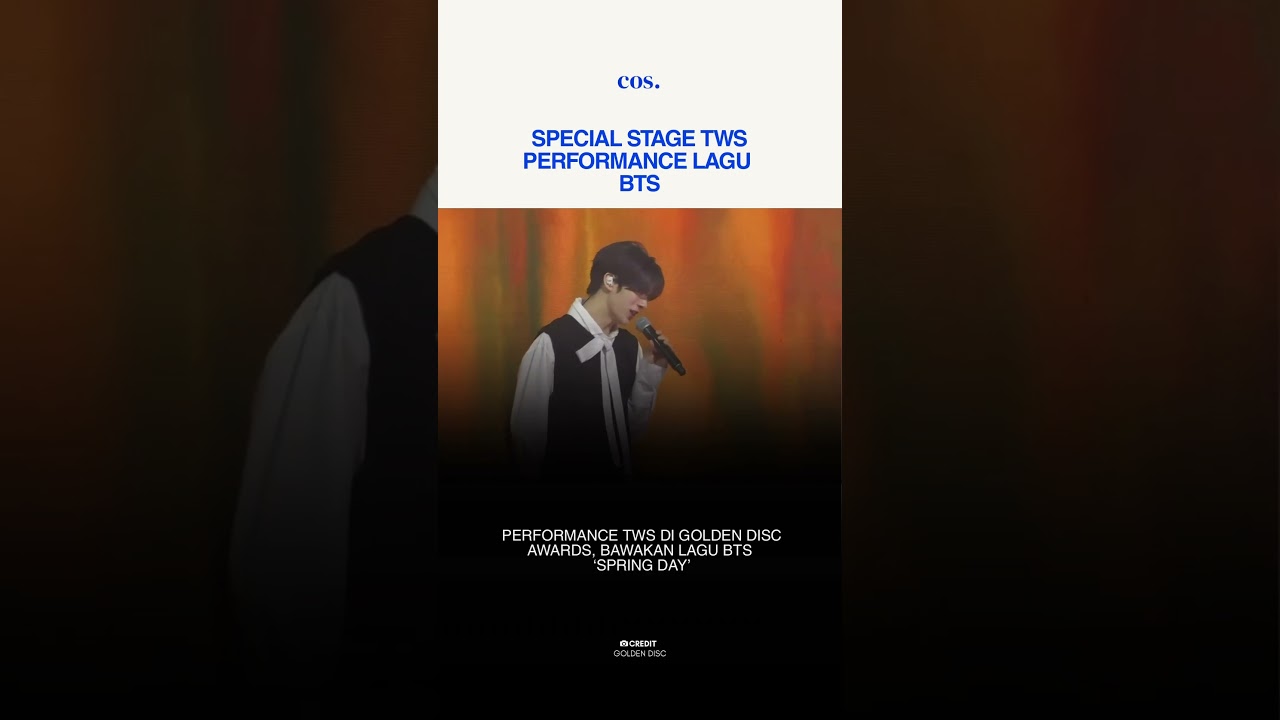 TWS bawakan lagu BTS 'Spring Day' di Golden Disc Awards. 