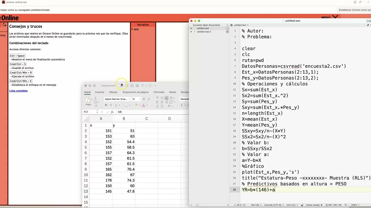 2025 Octave Online-Regresion-CSV