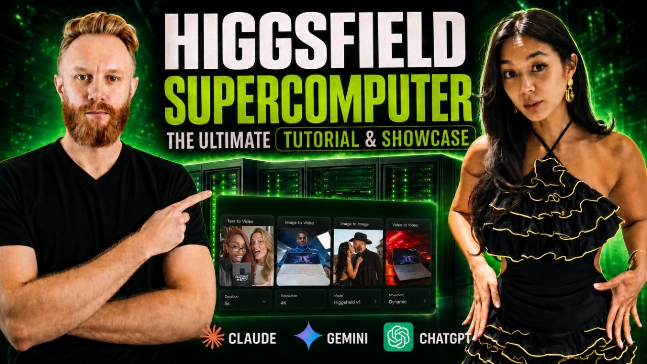 Higgsfield Supercomputer ULTIMATE Tutorial (AI Films, Ads & Automation)