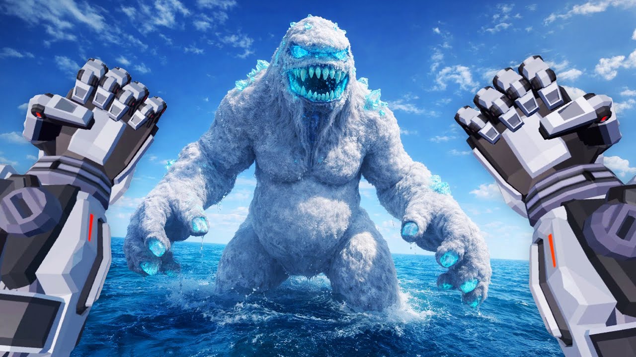 Fighting a TITAN KAIJU as a Mech in VR