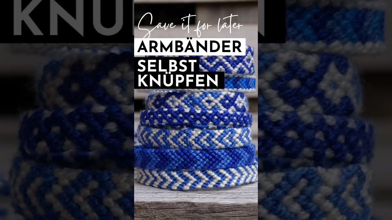 Lerne, dir diese Armb&auml;nder zu kn&uuml;pfen! #kn&uuml;pfen #armband #diyprojects