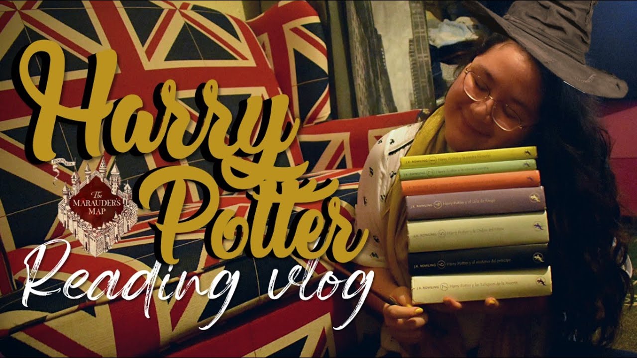 ⚡️LEÍ HARRY POTTER COMPLETO POR PRIMERA VEZ- 📚Reading Vlog | Karina Jaqueline.🏮