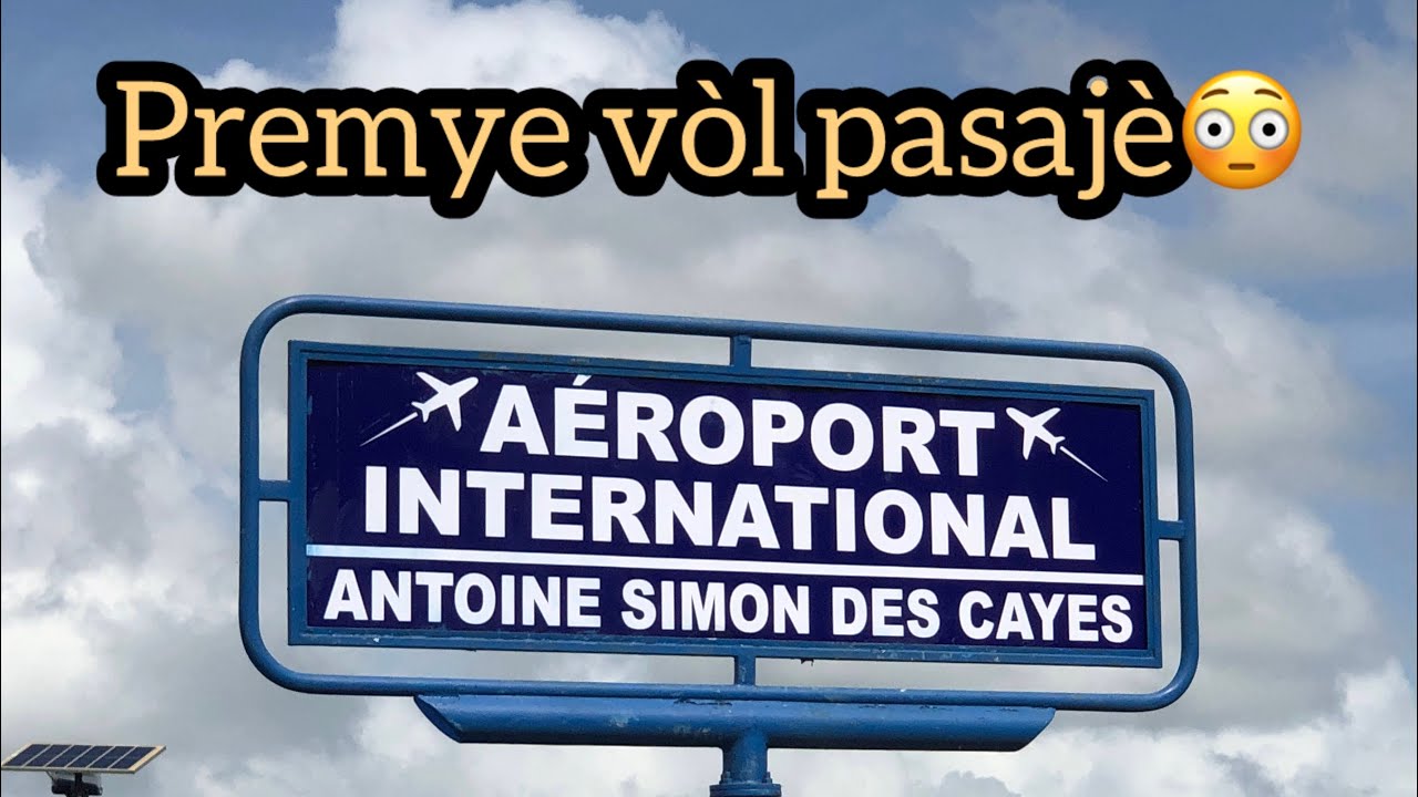 Premye Vòl pasajè IBC nan Ayewopò entansyonal Antoine Simon