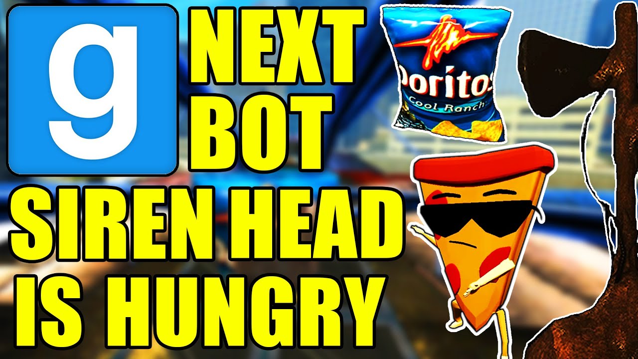 Garry's Mod Next Bot - HUNGRY SIREN HEADS INVADE OUR CITY!! | Comedy Gaming