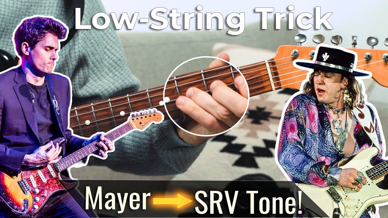 How John Mayer uses the Low Strings to sound like Stevie Ray Vaughan