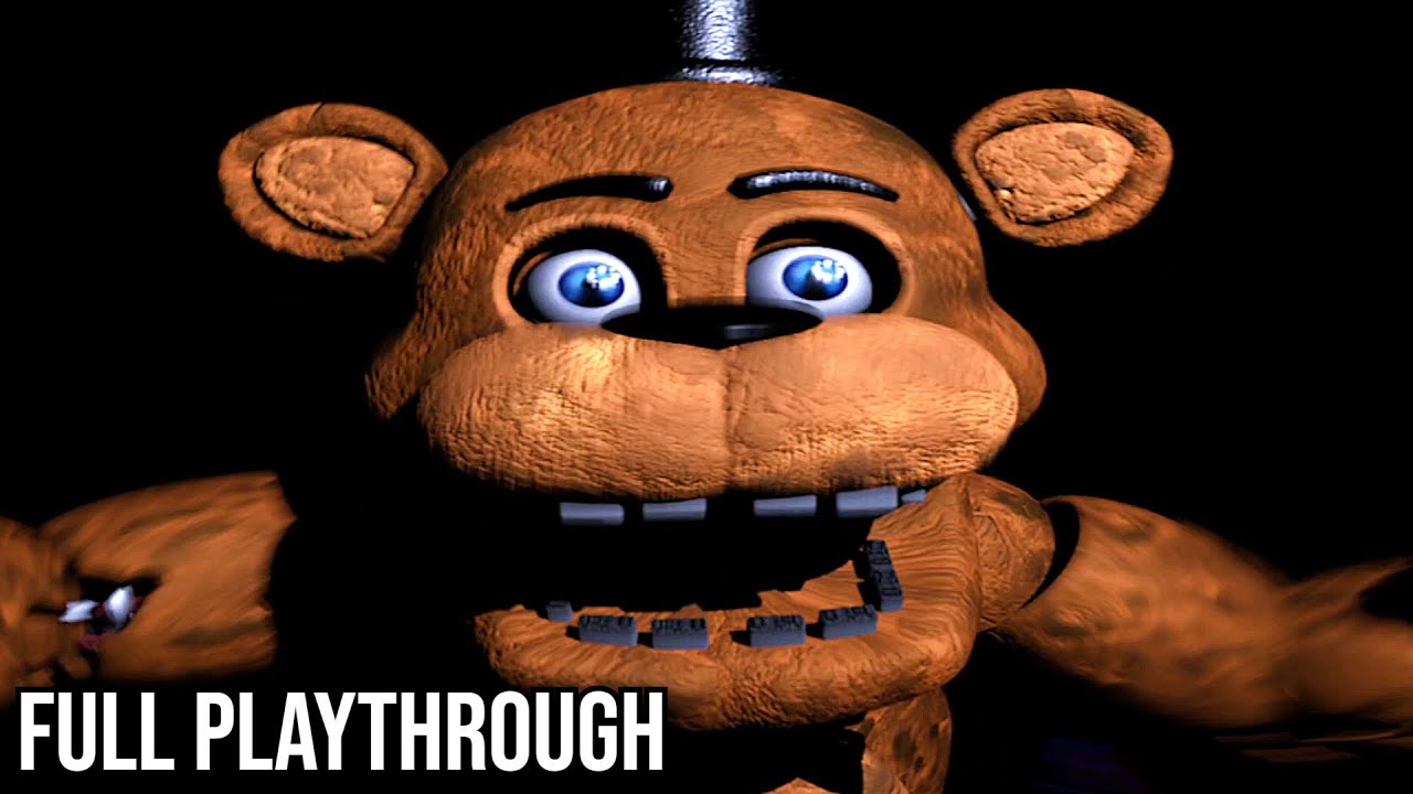Five Nights at Freddy's 2 BETA - Full Playthrough Nights 1-6 Complete! (No Commentary)