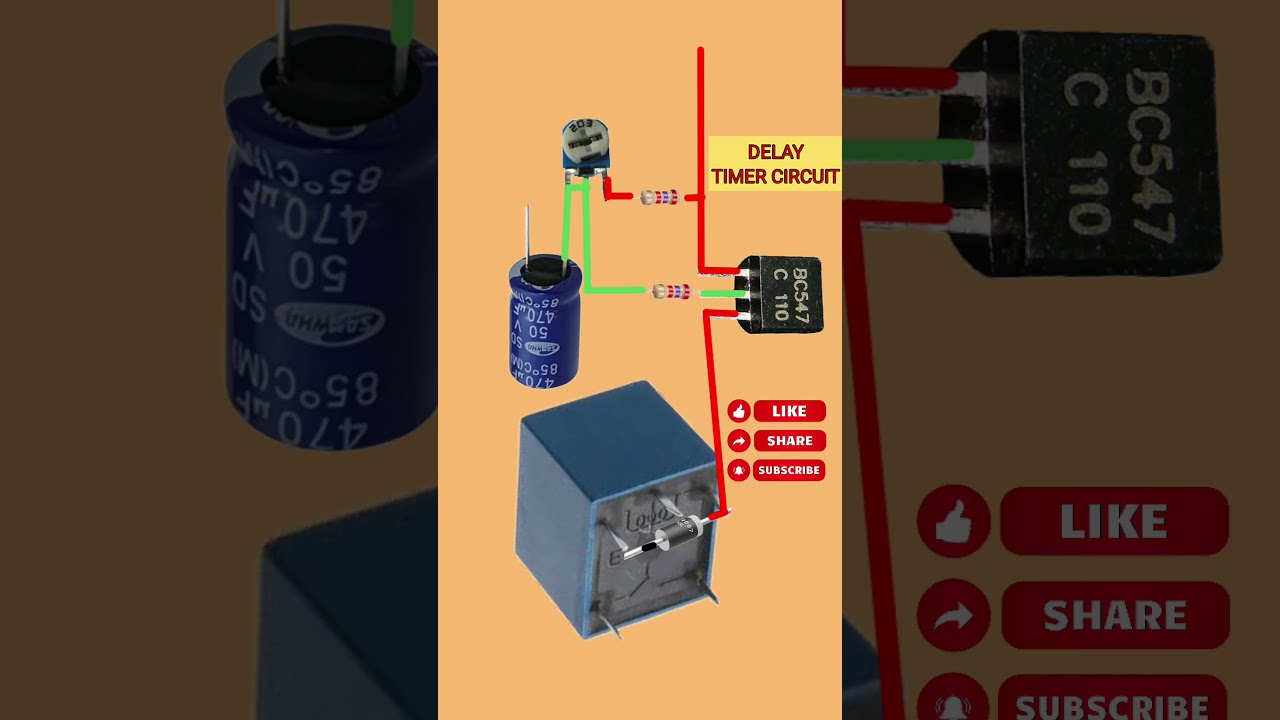delay timer circuit #shorts #shortsfeed #yt