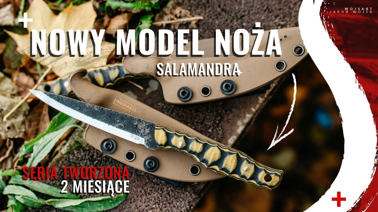 SALAMANDRA – nowy nóż od Wojsart! Od starej piły do wyjątkowego modelu