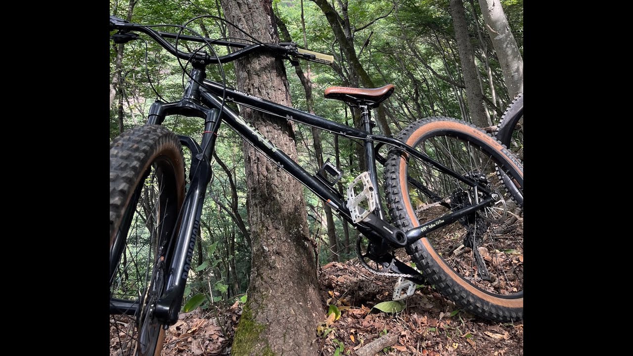 SURLY KARATE MONKEYにサンライズバーでダウンヒル　妙高Alpenbrick