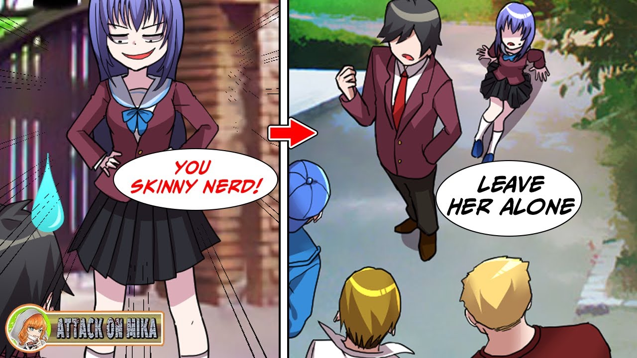The cool and cold class president was being harassed by delinquents so I tried to help [Manga Dub]