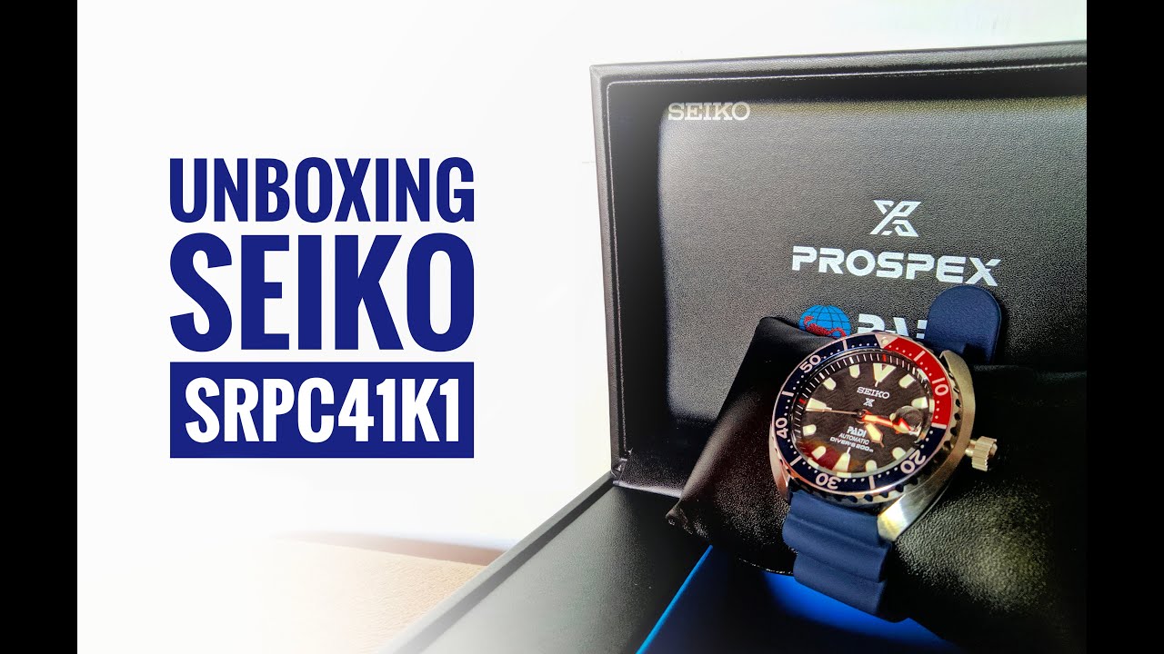 UNBOXING: Seiko SRPC41K1 (Seiko Mini Turtle Pepsi)