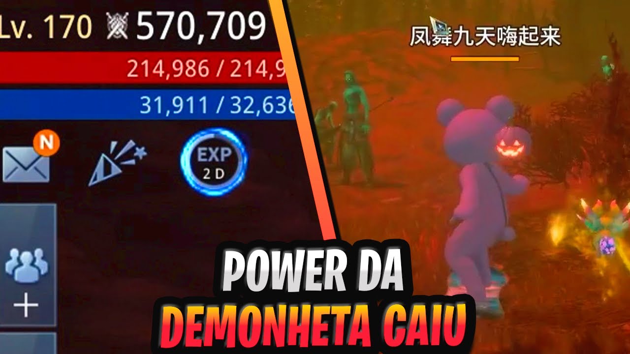 FELIPE EXPLICA PORQUE O POWER DA DEMONHETA CAIU, PURO TRUE POWER AGORA! | CORTES MIR4