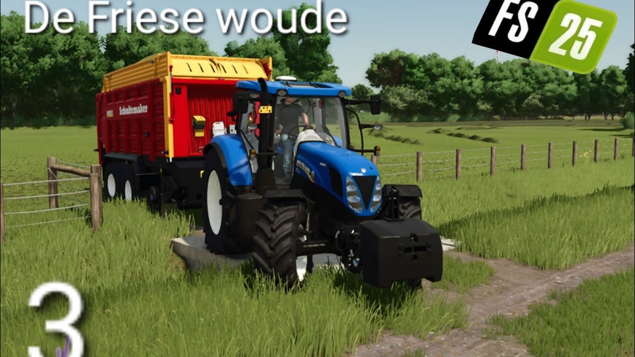 gras inkuilen en harken|de friese woude FS25