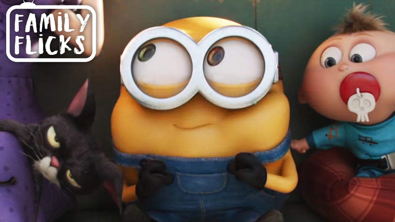 The Minions Hitch a Ride | Minions: Rise of Gru (2022) | Family Flicks