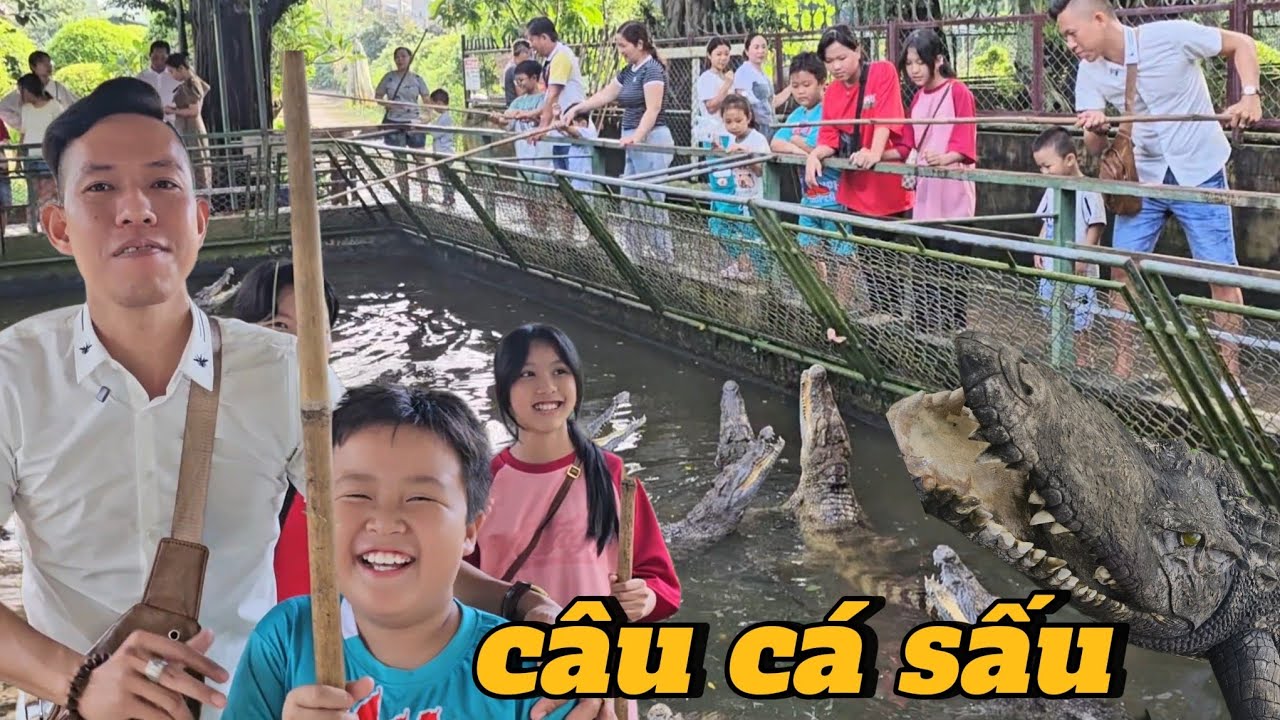 Cậu út đi câu cá sấu
