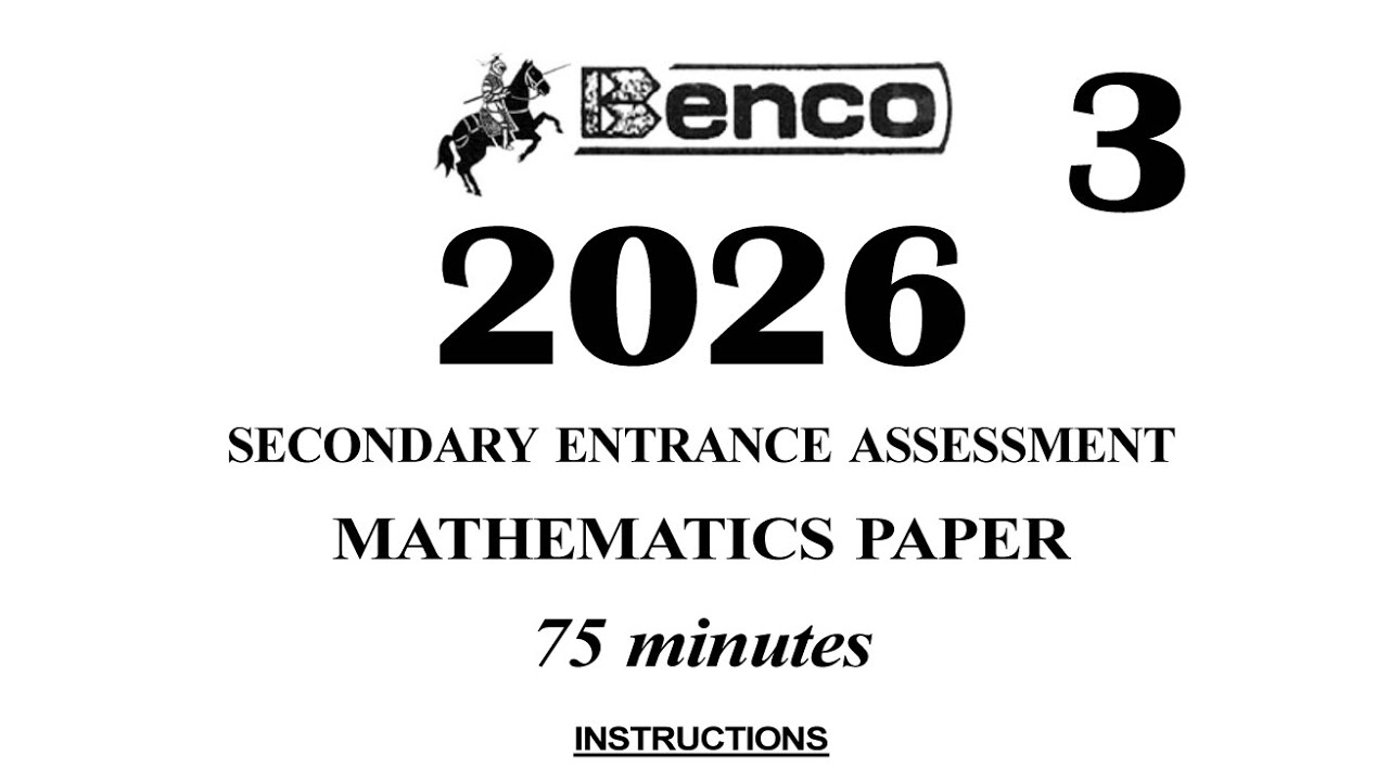 BENCO 2026 TEST 3 SECTION 3