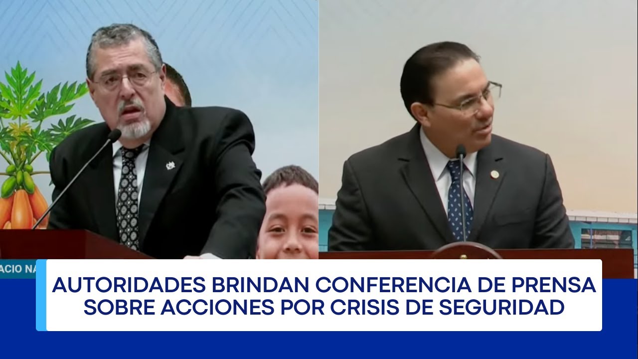 🔴🏛️ EN VIVO | Conferencia del Presidente sobre temas de seguridad nacional