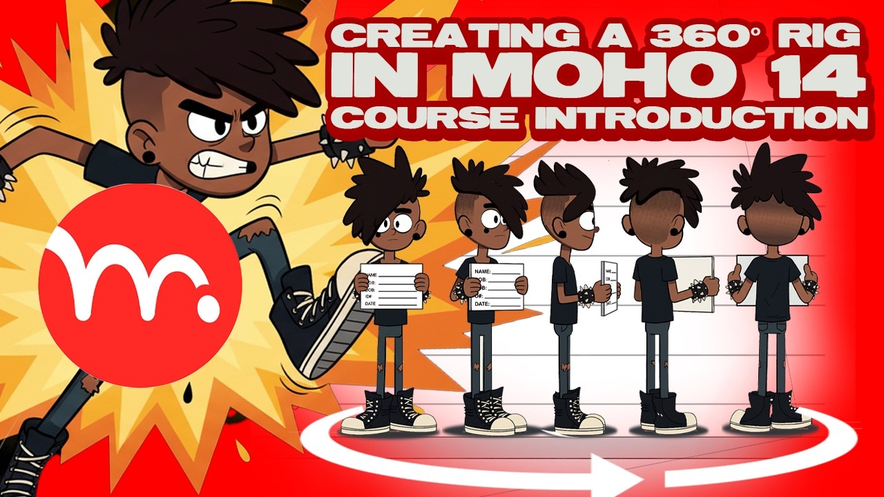 Creating a 360&deg; Character Rig in Moho 14 &mdash; Course Trailer Full Introduction