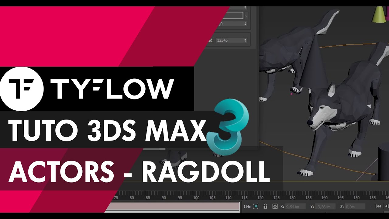 TUTO FR : 3ds Max - Partie 07 - tyFlow : les actors / crowd / ragdoll