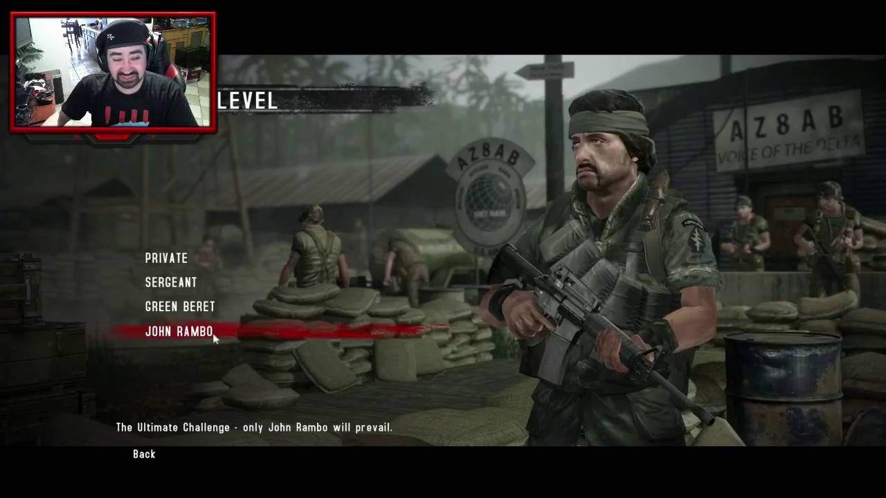 angry joe plays rambo baker team