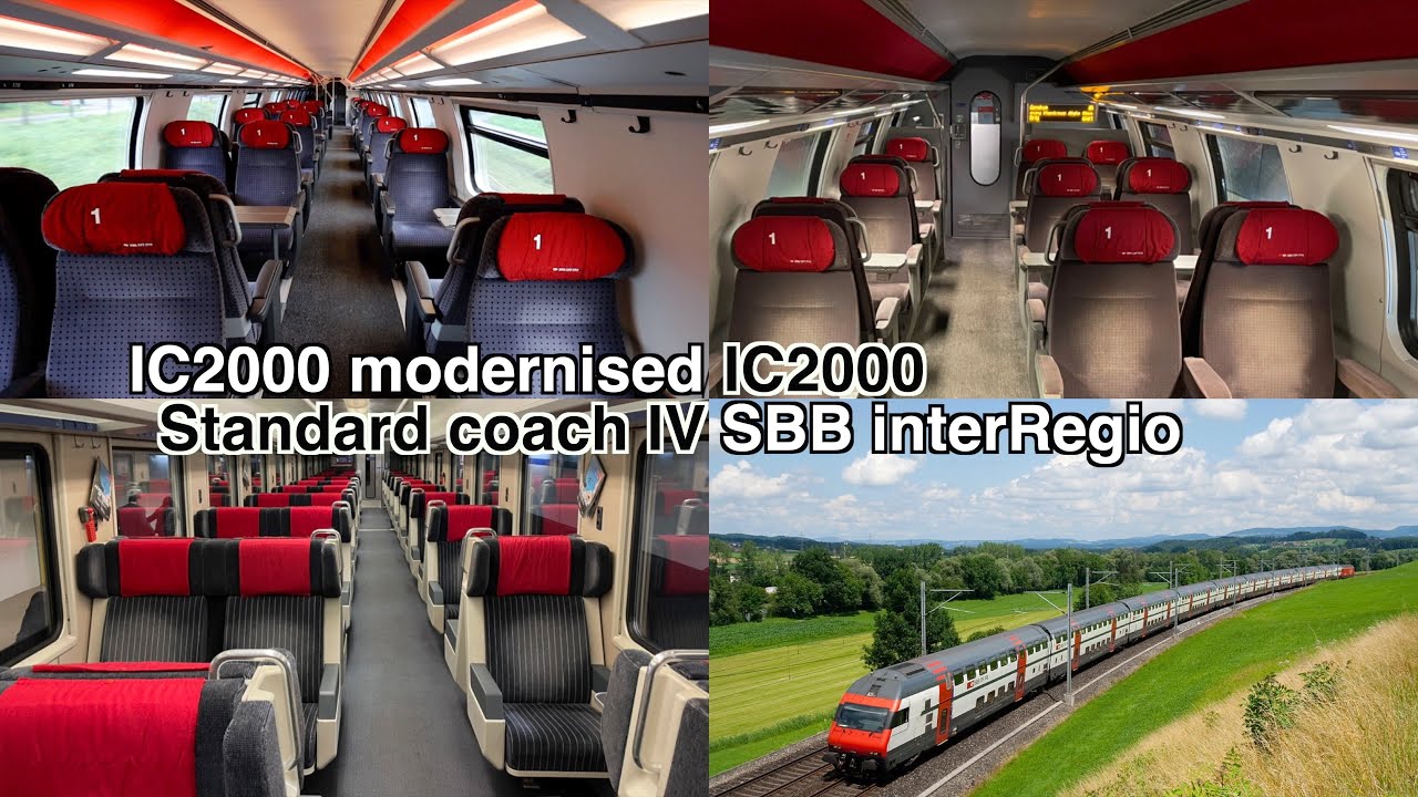 Switzerland's IR train COMPREHENSIVE Review on IC2000 + IC2000 modernised | Geneva to Brig
