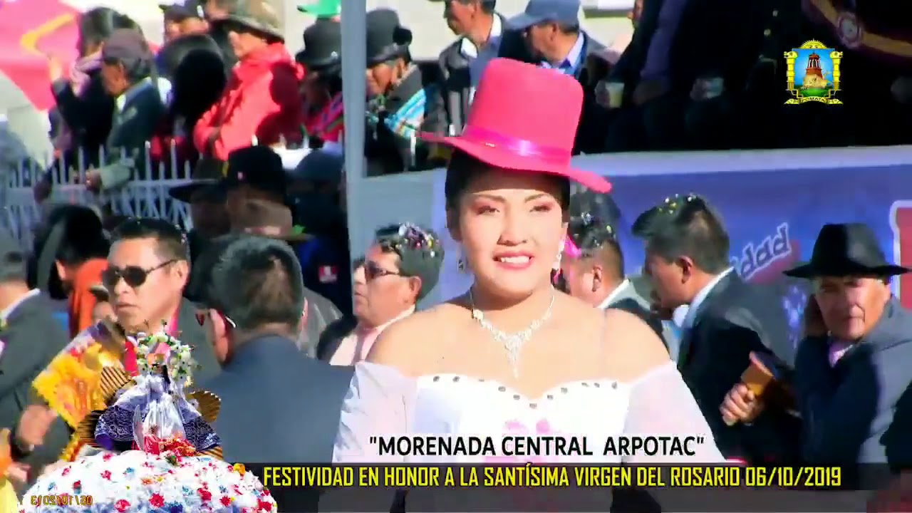 Virgen del Rosario Pomata - 2019 Morenada "central arpotac"