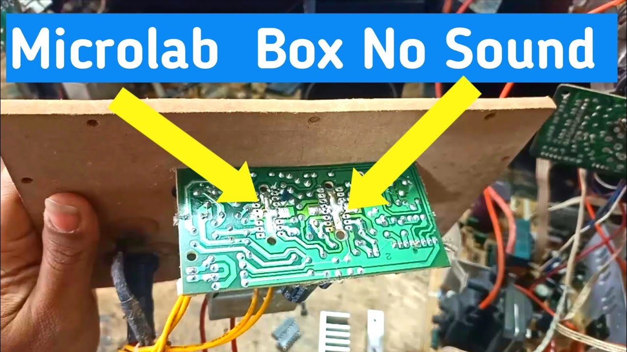Microlab Speaker Sound Problem 2025 IC || sound box repair bangla || microlab speaker bass problem |