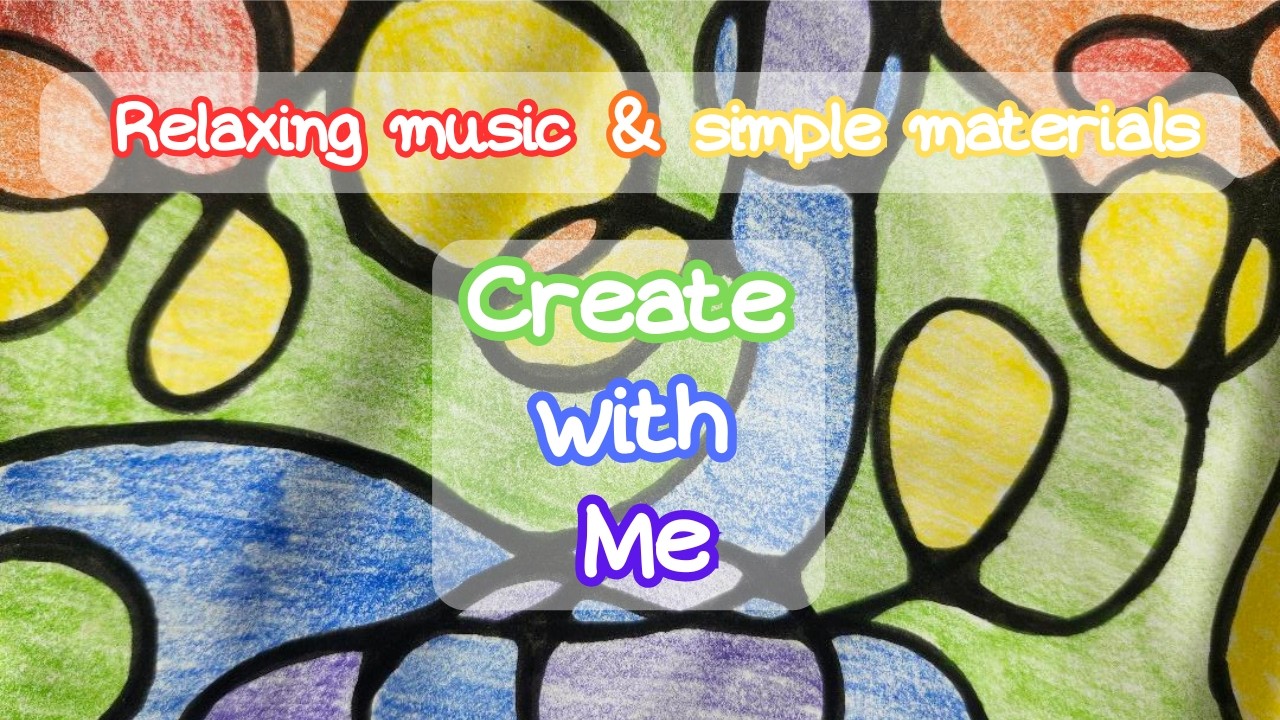 Create with Me 🎨 - Neurographic Art (No Commentary - Relaxing Music)