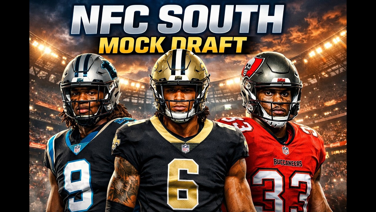 NFC South MOCK Draft l SAINTS GO SURPRISE PICK AT #8!! l