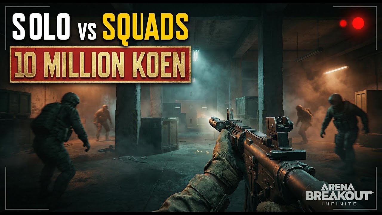 LIVE🔴SOLO VS SQUADS Until I Hit 10 MILLION KOEN 🔴 Arena Breakout Infinite