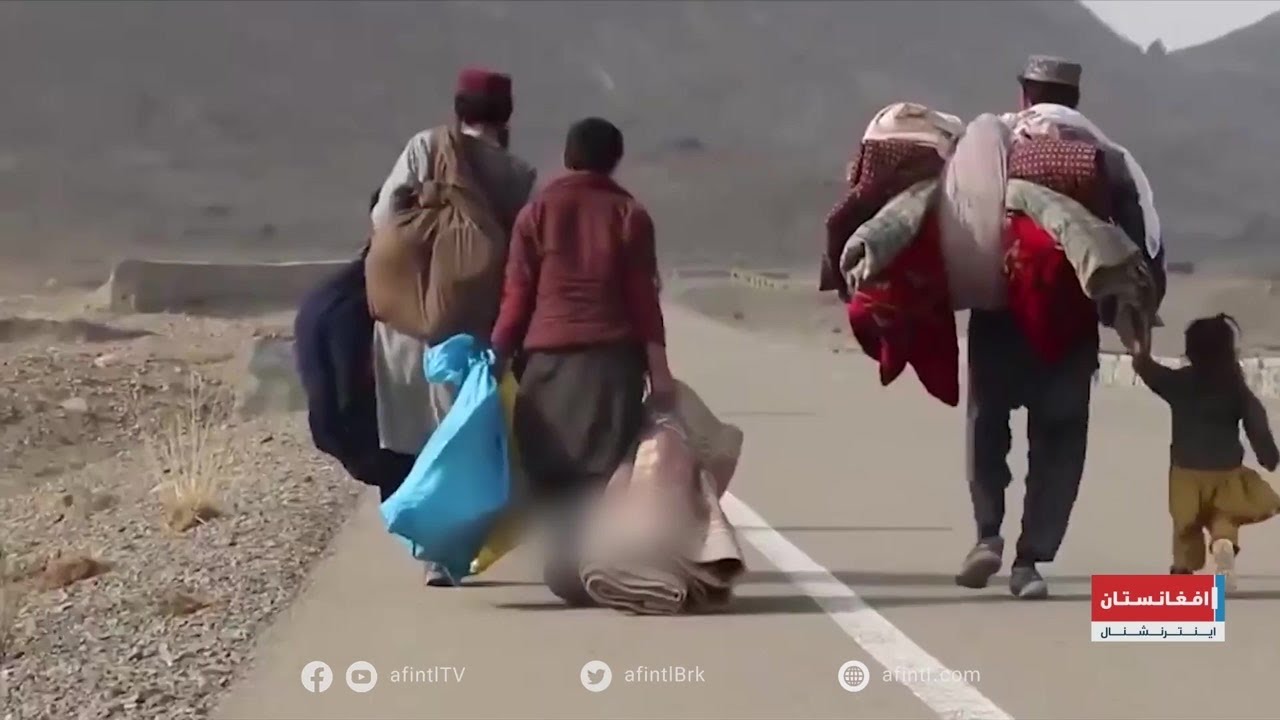 فرار باشندگان برمل و شکین از ترس بمباران