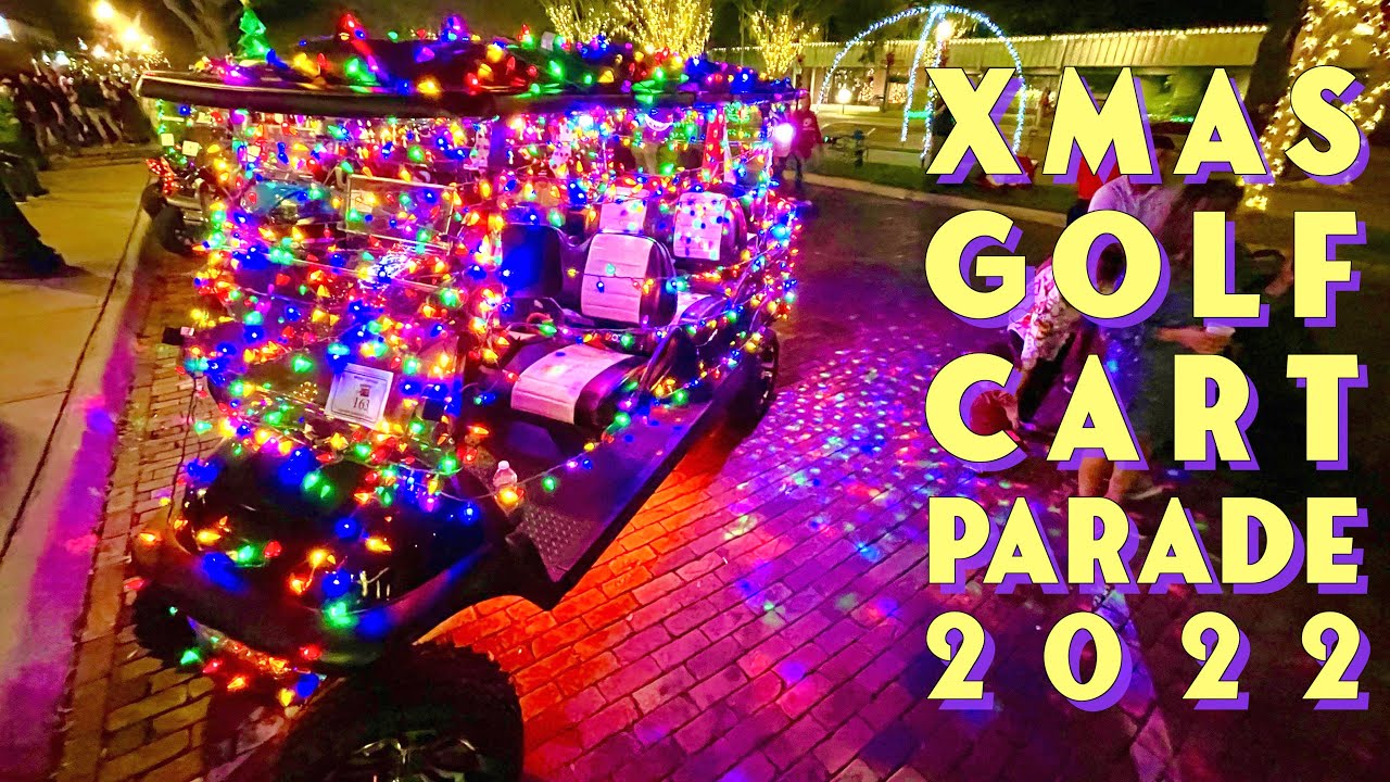 Golf Carts & Pirates | The Winter Garden Christmas Golf Cart Parade