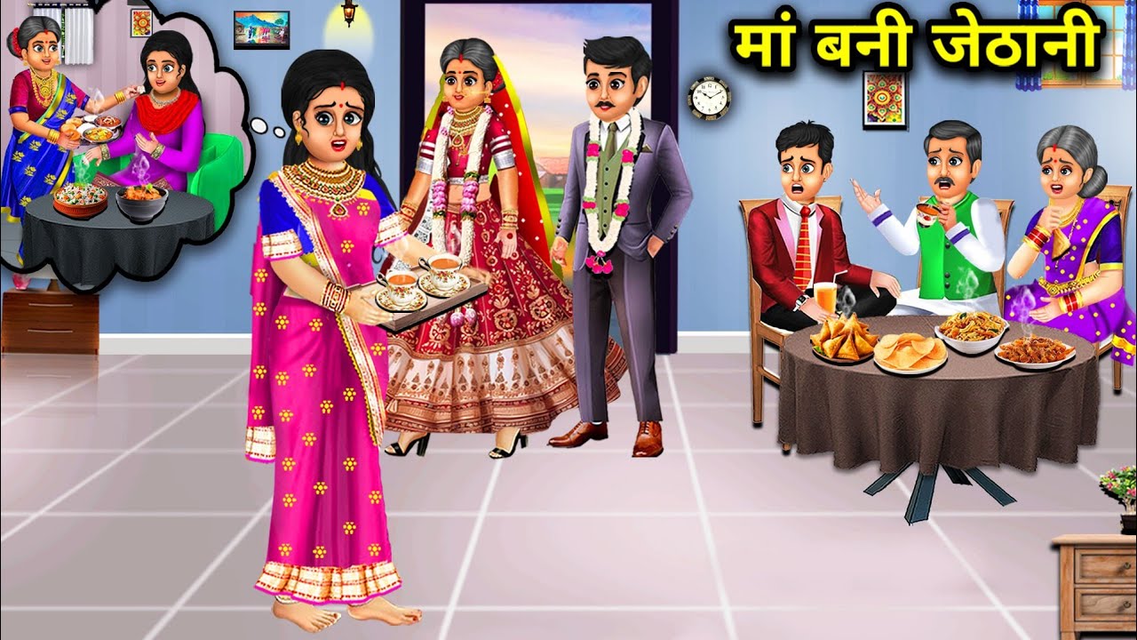 मां बनी जेठानी | man Bani jethani | moral kahaniyan | SAS Bahoo Ki khatpat | Hindi moral story......