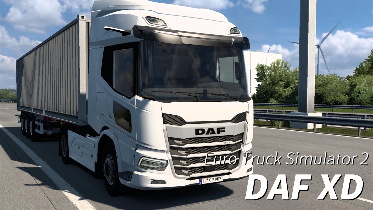 DAF XD Sleeper High | Euro Truck Simulator 2 | Gameplay