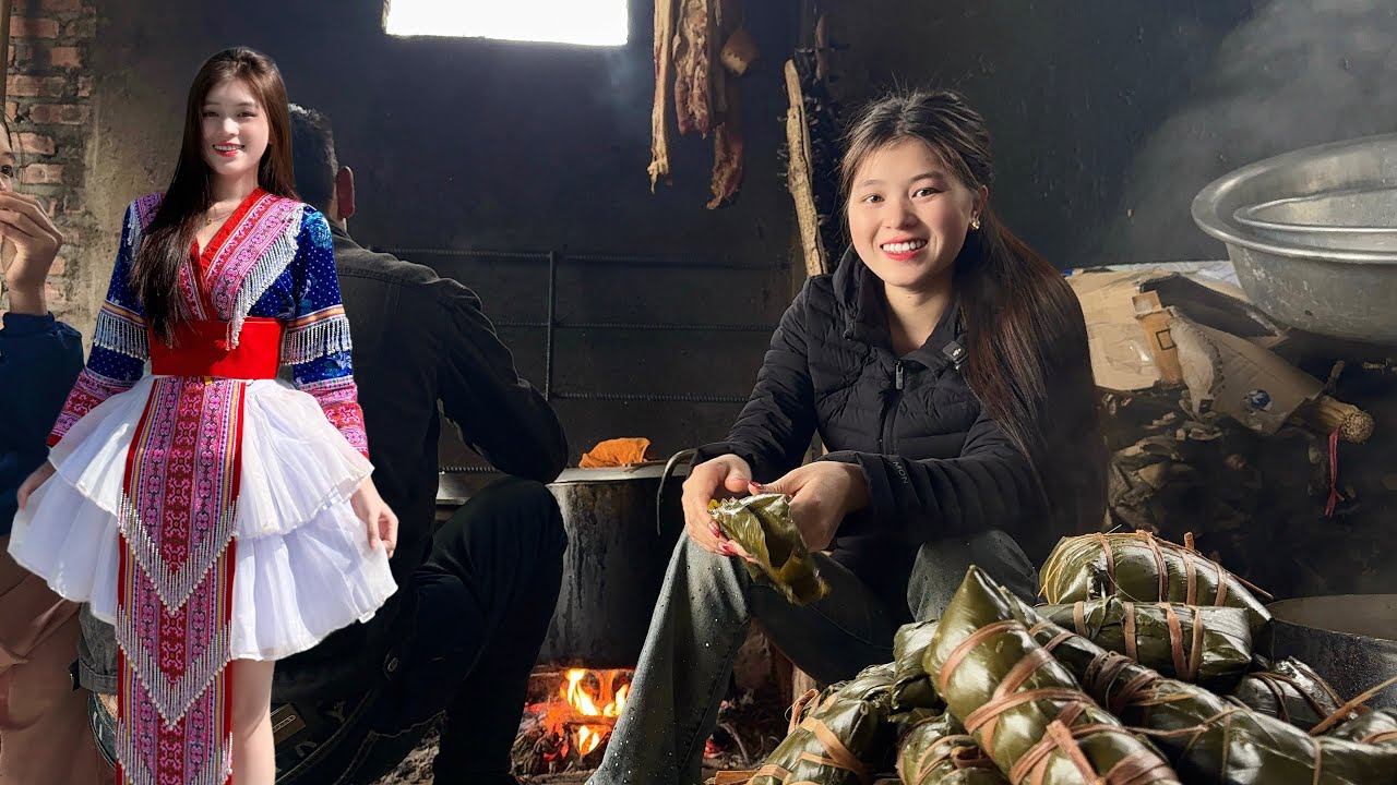 GÓI BÁNH CHƯNG TRUYỀN THỐNG NGƯỜI H’MÔNG | EM MỶ TV