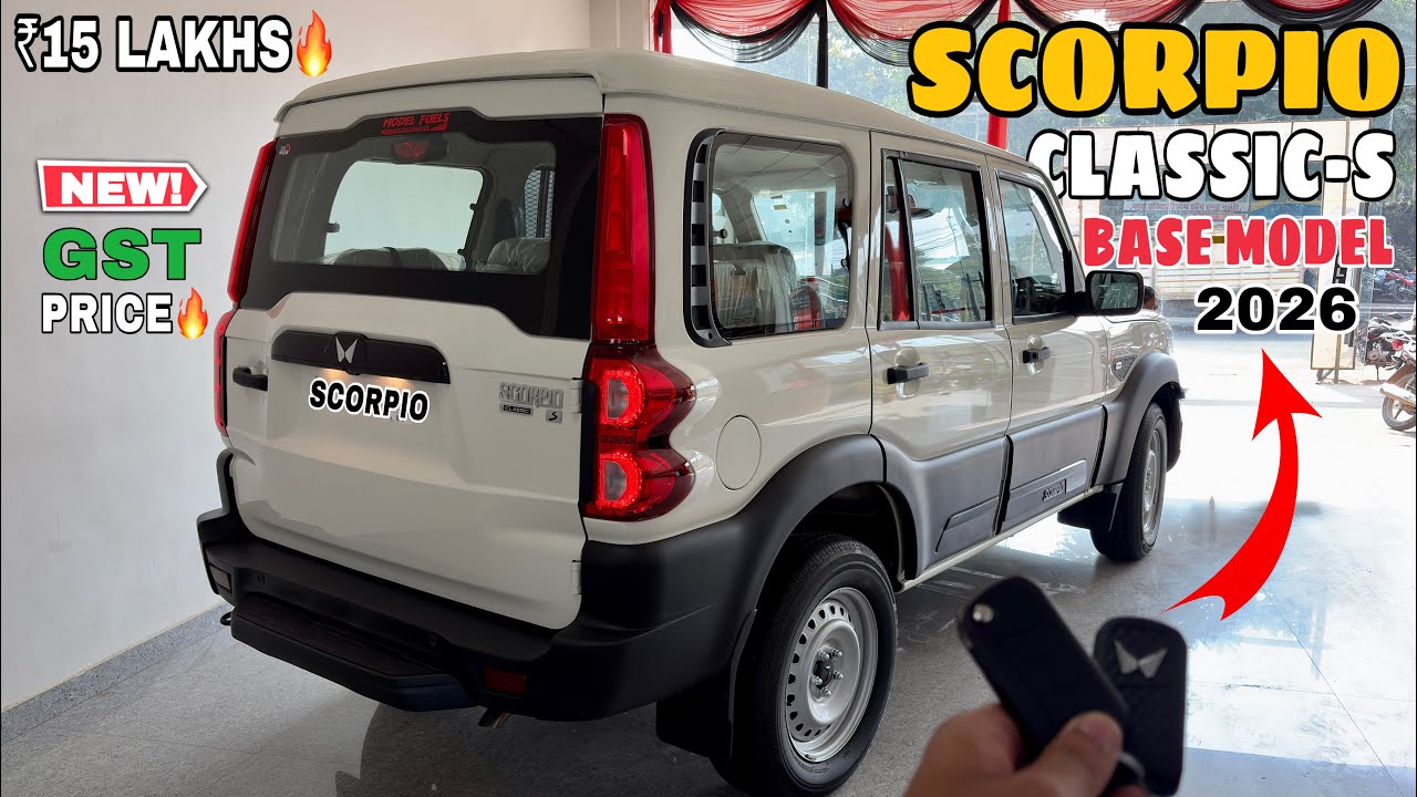New Mahindra Scorpio Classic S 2025 Scorpio Base Model Review | On-road Price, Features Full Details