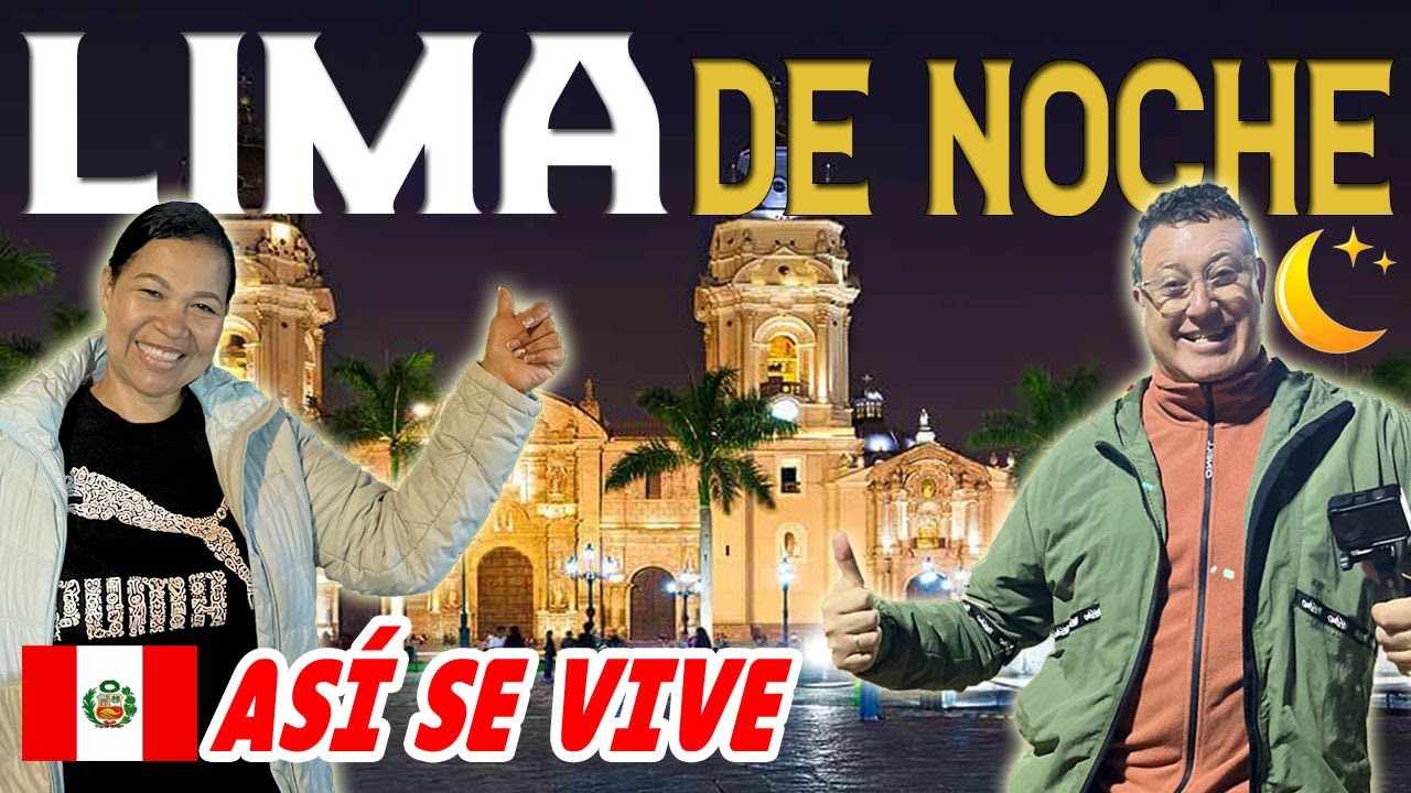 LIMA DE NOCHE, así se vive la capital de Perú!!
