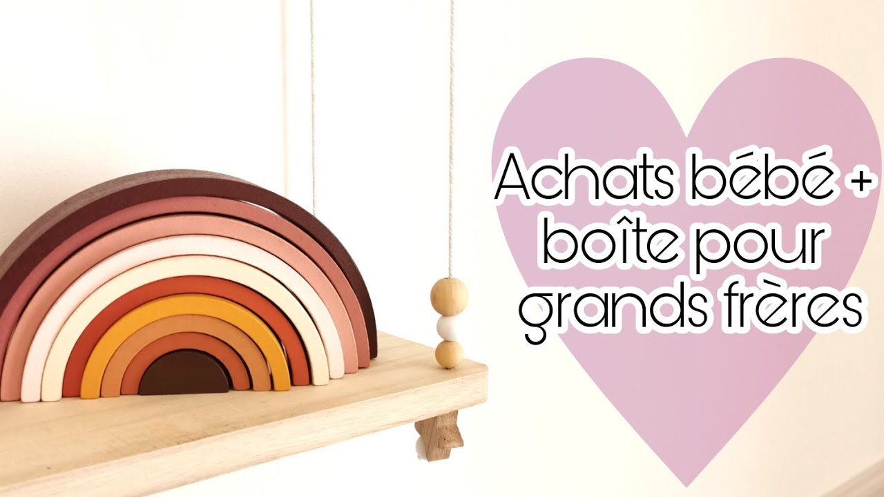 Achats pour bébé et boite pour grands freres !! ♥ Vlog