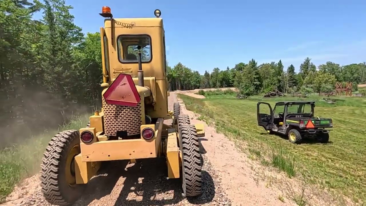 Grading the railroad grade 2 foot railway